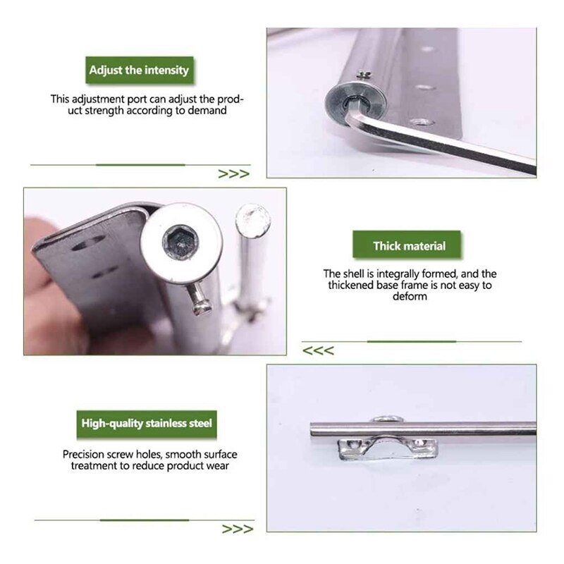 Adjustable Door Automatic Closer Stainless Steel Door Hinge Household Automatic Door Spring for Fire Rated Door