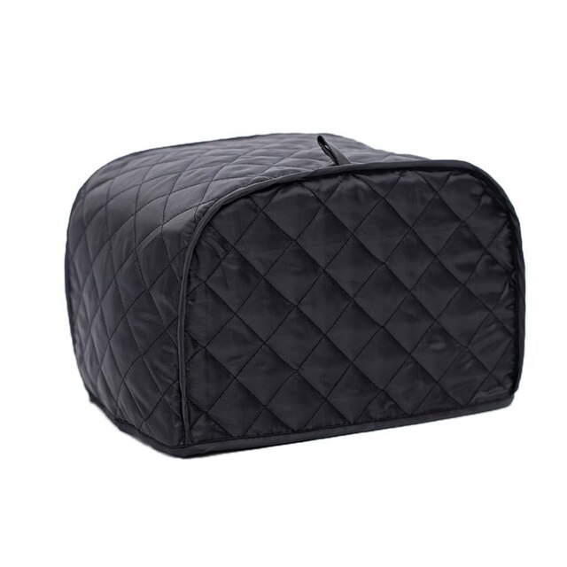 Cubierta antipolvo para tostadora de pan, funda protectora para tostadora de dos/cuatro rebanadas, herramientas a prueba de polvo para el hogar: Black-2 Slice