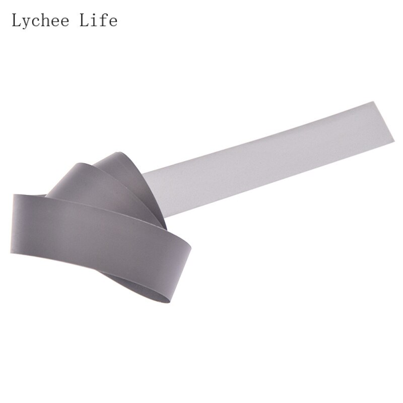 Lychee Leven 1.5/2/2.5 Cm Reflecterende Tape Sticker Voor Kleding Ijzer Op Tas Schoenen Diy Handgemaakte Ambachten