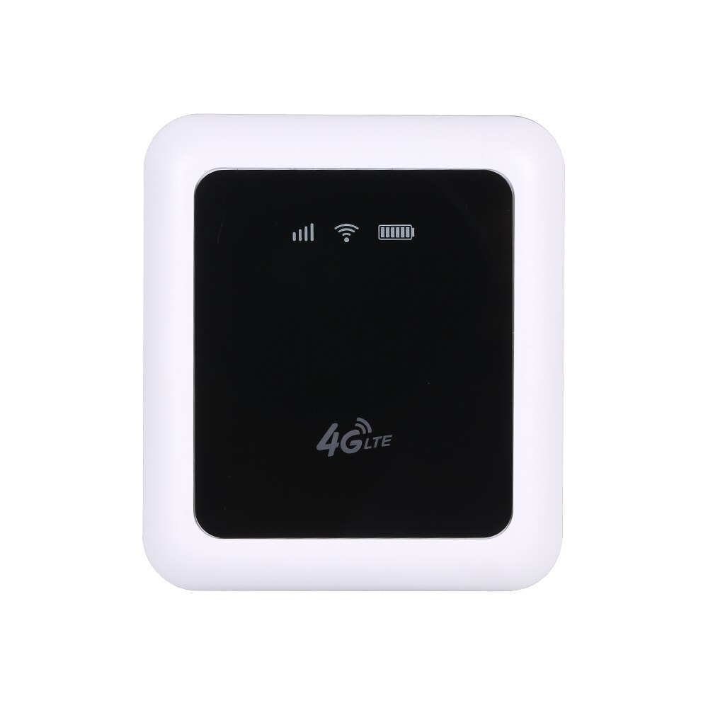 FDD 100M avec batterie externe (blanc) Portable Hotspot MiFi 4G sans fil Wifi routeur Mobile