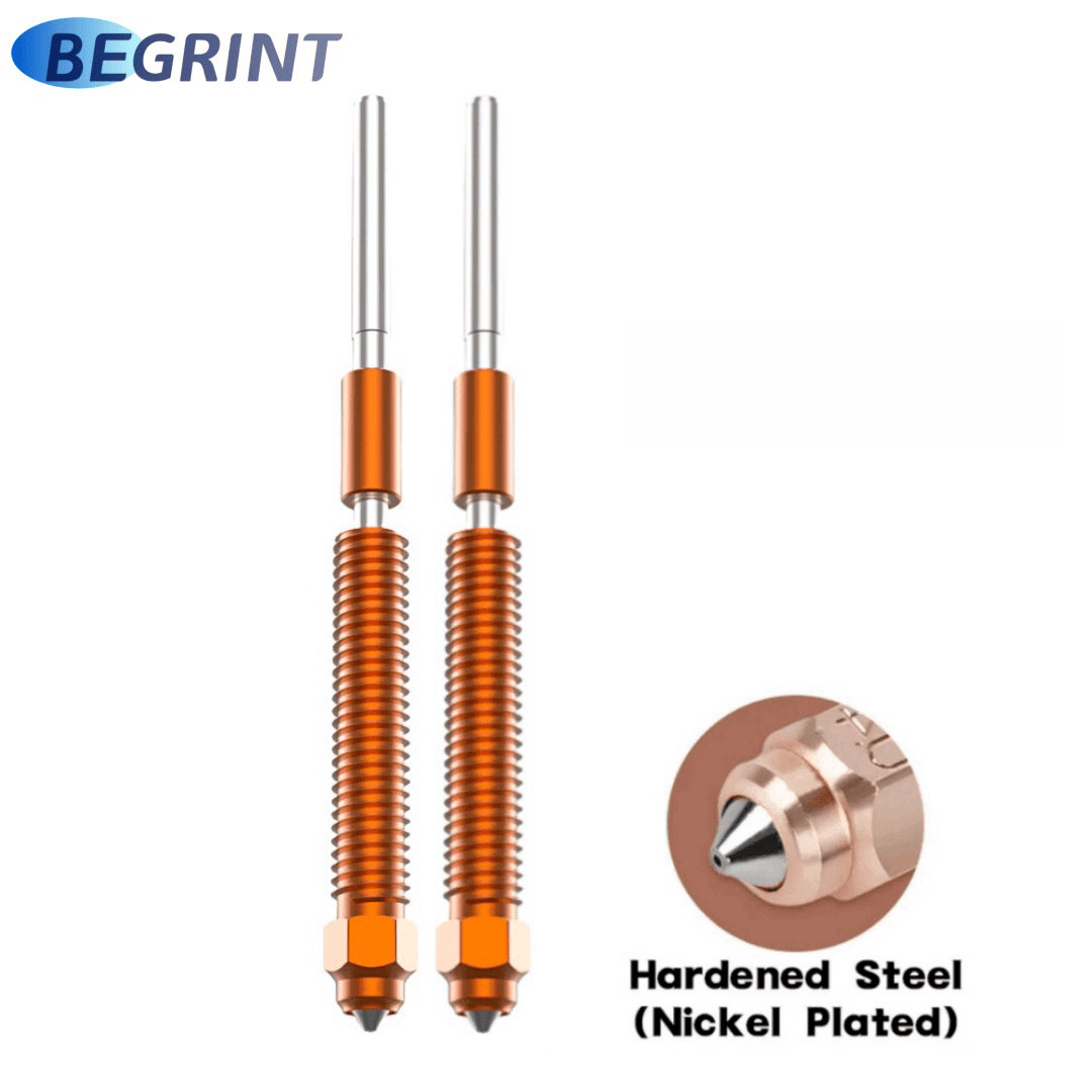 For Creality K2 Plus Nozzle Quick-Swap Nozzle Kit Hardened steel All-metal For Creality K2 Plus 3D Printer Accessories: 0.6mm / black