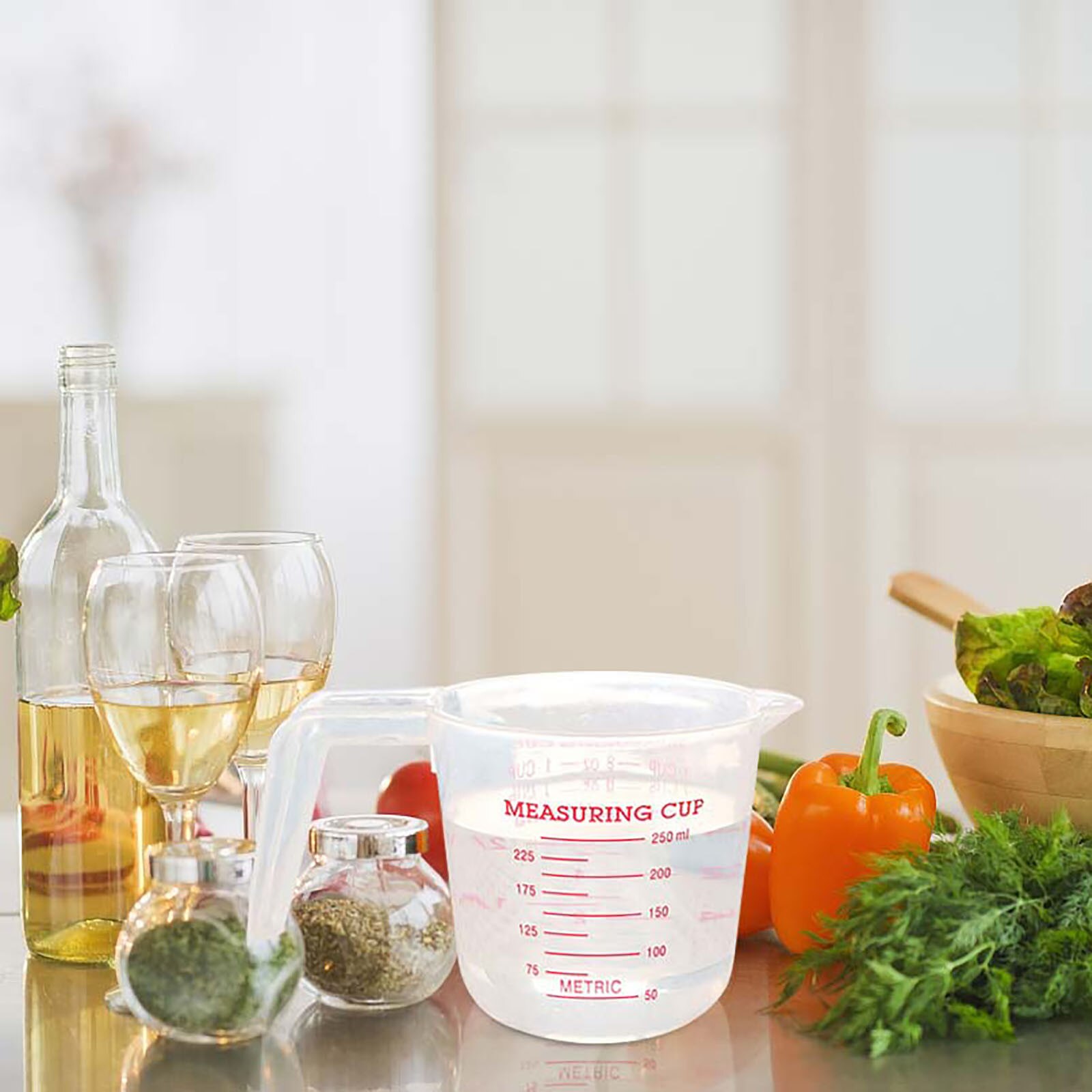 50-250ML ABS Plastic Measuring Cup With Handle Transparent Clear Measuring Tools Cup Tasse a mesurer taza medidora