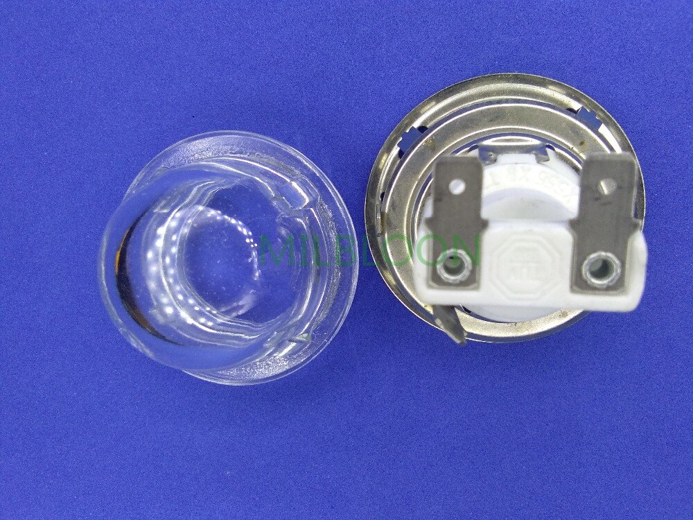 E14 forno Portalampada Cottura illuminazione supporto Della Lampada di vetro del forno Lampada di protezione Lampada Ad Alta temperatura di base E14 500 gradi