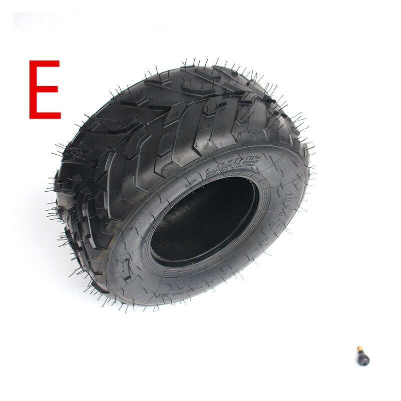 GO KART 16X8-7 inch Tubeless Tire 16 * 8-7(200/55-7) Highway Tyre Wear-resistant Wheel Tires for KARTING ATV UTV Buggy: only E