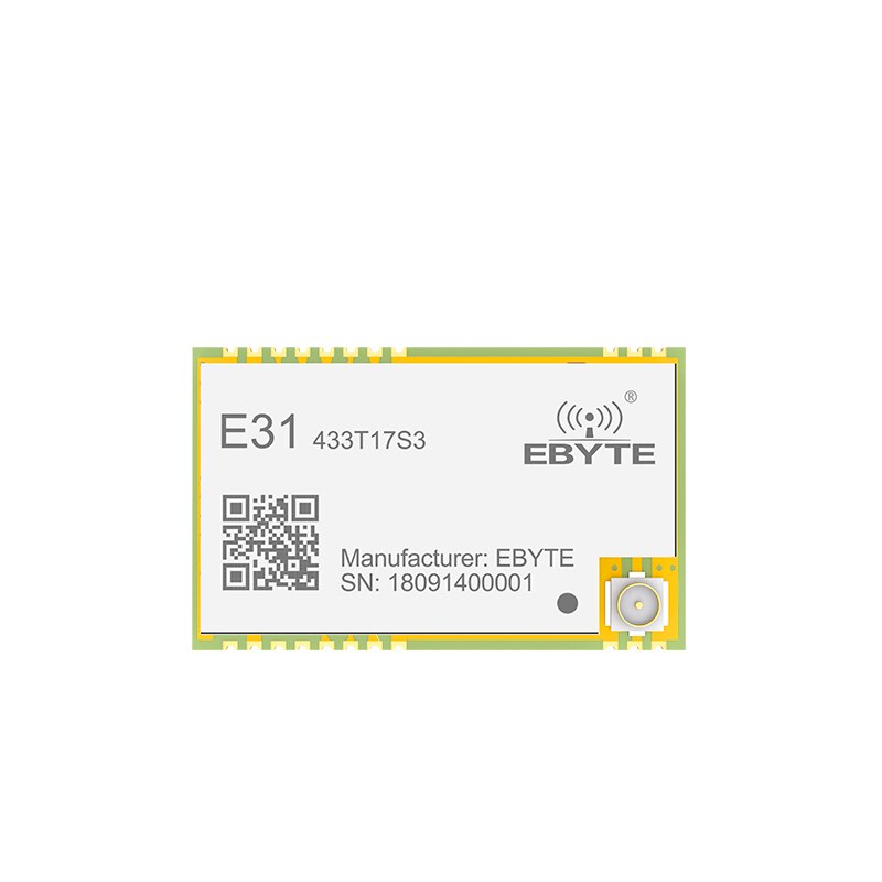 Ax5243 433 mhz tcxo ebyte  e31-433 t 17 s 3 iot uart draadloze transceiver ipex-stempelgatconnector voor zender en ontvanger