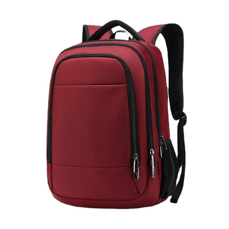Herrenrucksack, freizeit- und reisetasche mit usb- #39 , atmungsaktiv, business-laptoptasche, schulrucksack, großes fassungsvermögen, marken-schulrucksack: Rot