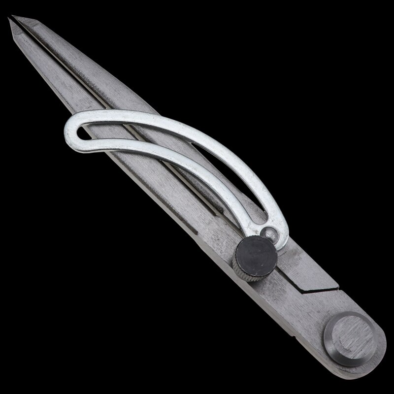 Brújula de espaciado ajustable para manualidades, herramienta giratoria de cuero para manualidades, trazador de bordes DIY, puntada de costura, herramientas de marcado de Metal y cuero