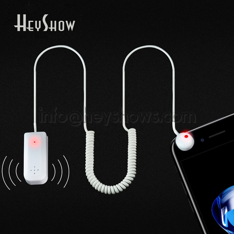 Mini universal telefon sikkerhetsskjerm anti-tyveri sensor kabel for nettbrett laptop pc innbruddsalarm system for klokke headset barbermaskin