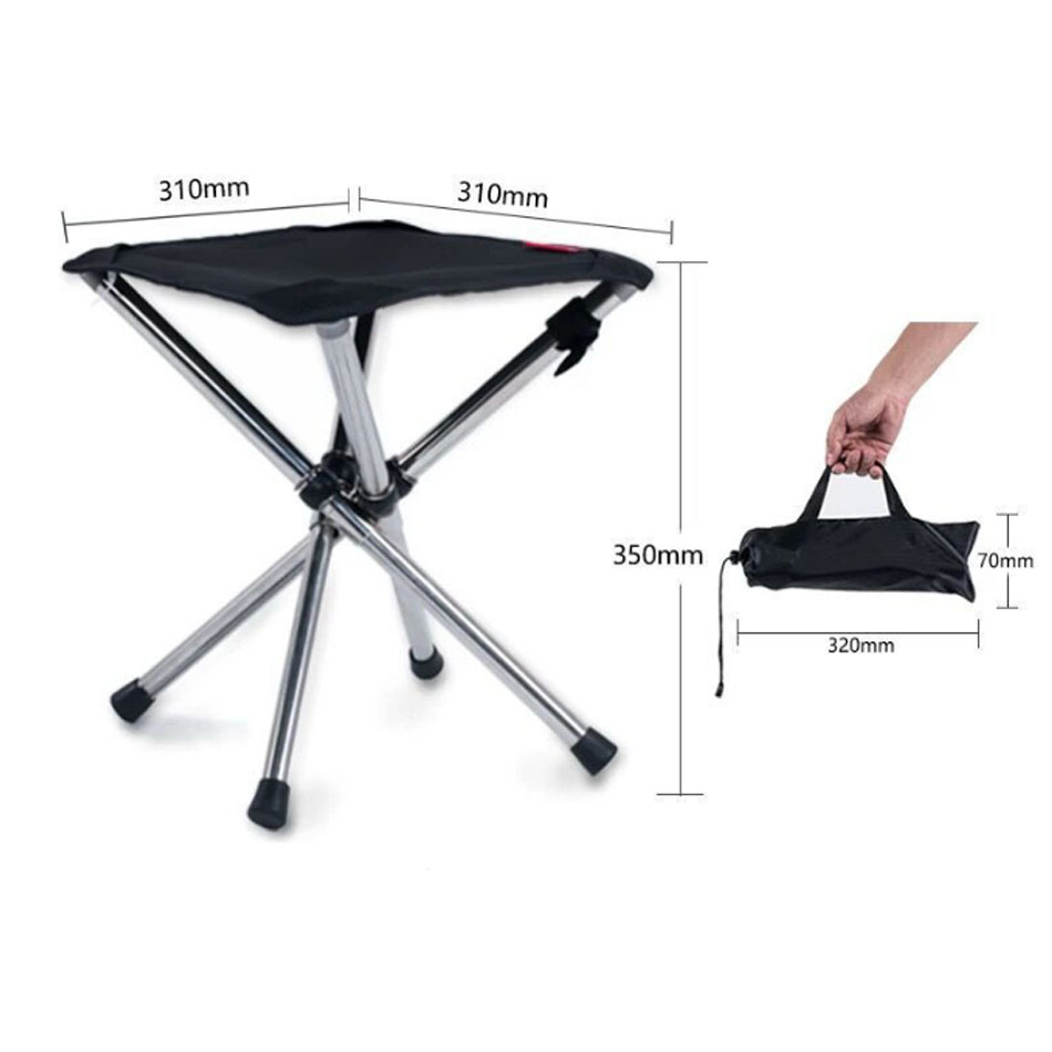 Outdoor Kleine Opvouwbare Driehoekige Kruk Visstoelen Camping Multifunctionele Banken Opvouwbare Krukken Huishoudelijke Dagelijkse Parkstoelen: green