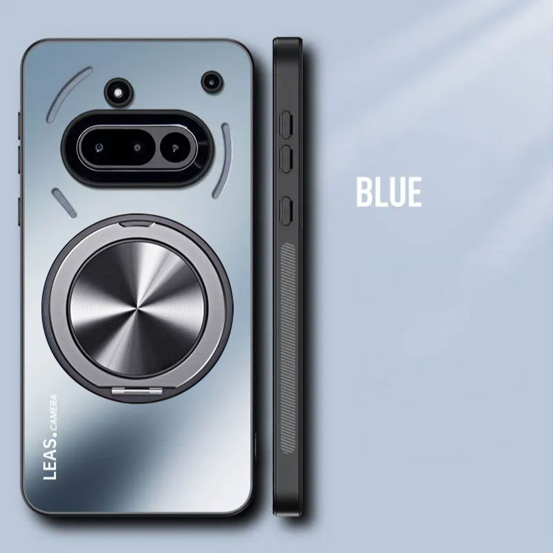 Magnetische Hülle für Nothing Phone 3A Pro, matt, stoßfest, harte Stoßstange, Ständer, Halter, Schutzhüllen für Nothing Phone 3A 2A CMF Phone 1