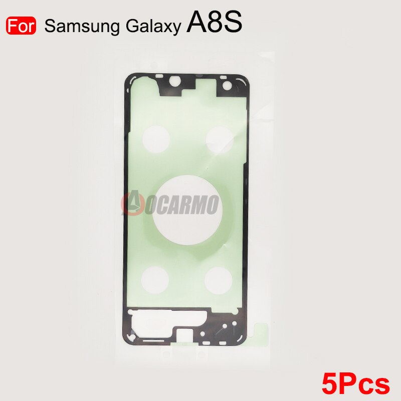 5 Stks/partij Terug Lijm Voor Samsung Galaxy A8s SM-G8870 Back Cover Waterdichte Sticker Lijm