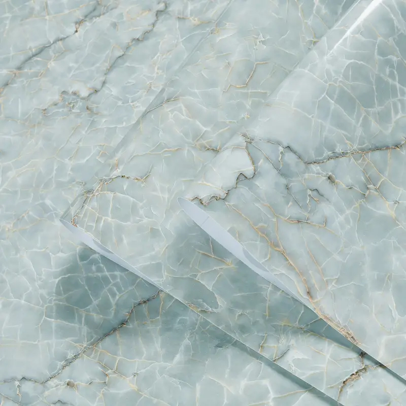 Papel pintado de pegatinas de pared de mármol, pegatinas de pared autoadhesivas de cocina, pegatinas impermeables de PVC a prueba de grasa, pegatinas de baño