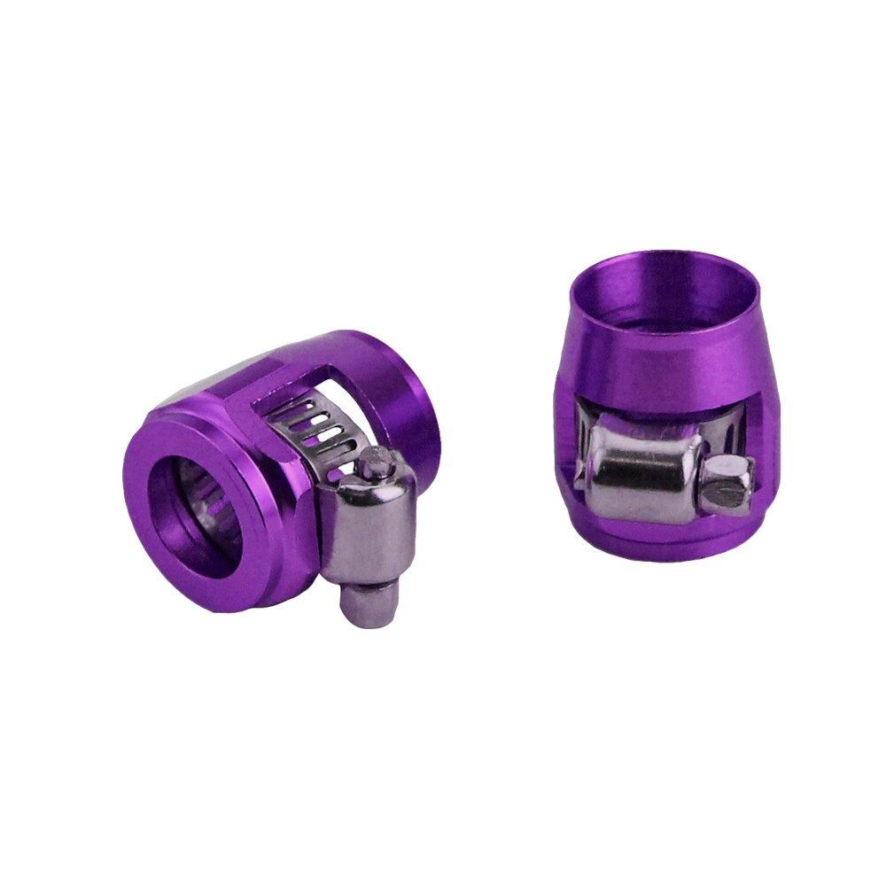 Cnspeed 1 batch 2 =  an8 klemme 3/8 &quot;&quot; petroleumsbrenselrørskjøt vannbehandler slangeklemme trimmer id sekskant : 17.75 mm yc100820: Lilla