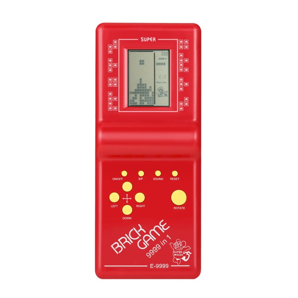 Lcd Game Elektronische Vintage Tetris Brick Handheld Arcade Pocket Speelgoed Tetris Brick Spel Voor Kinderen Educatief Speelgoed