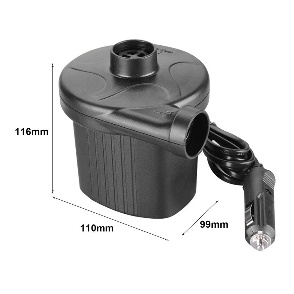 DC 12v Portable Electric Air Pump Air Mattress Boat Car Auto Air Inflatable Pump For Car Camping Inflator