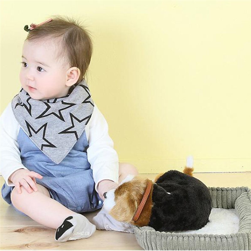 Neue Druck Sterne Baby Handtuch Schal Fütterung Kittel Lätzchen rülpsen Tücher Baberos Bandana Baby Mädchen Jungen Lätzchen