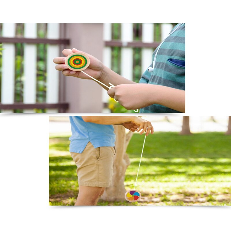 Traditionele Houten Kinderen Jojo Swing Basisschool Yoyo Bal Joj Meisje Jongen Jojo Kind