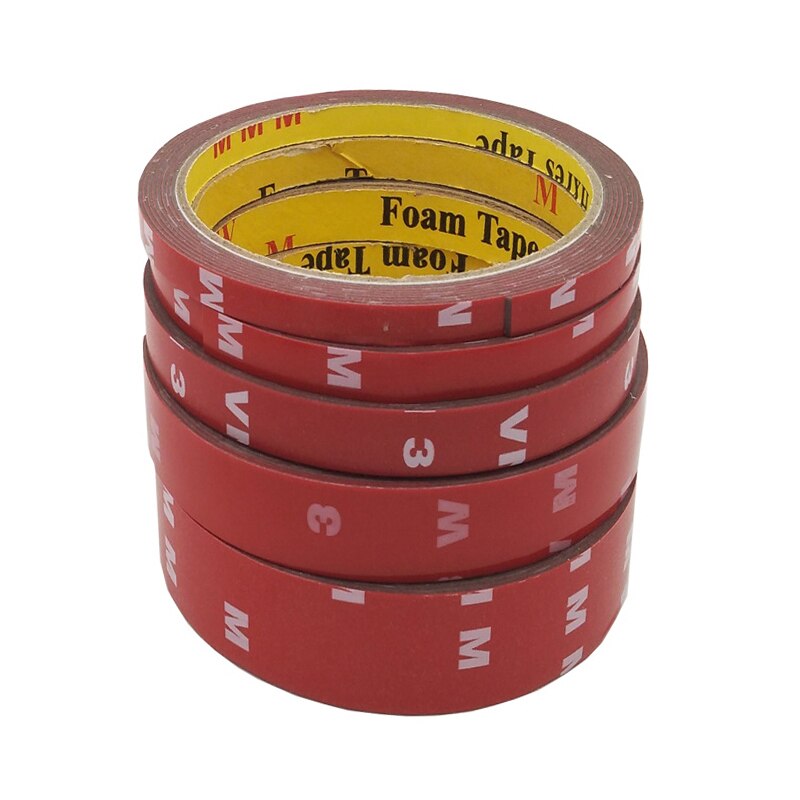 Auto Speciale Dubbelzijdige Tape 3M Zwart Sterke Permanente Auto 6/8/10/15/20/30/40/50Mm Super Sticky Tape Auto Accessoires