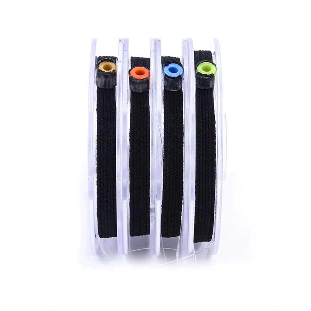 4pcs Tippet Spool Tenders Fly Fishing Line Leader Tippet Accessories With Elasticity Tippet Rings