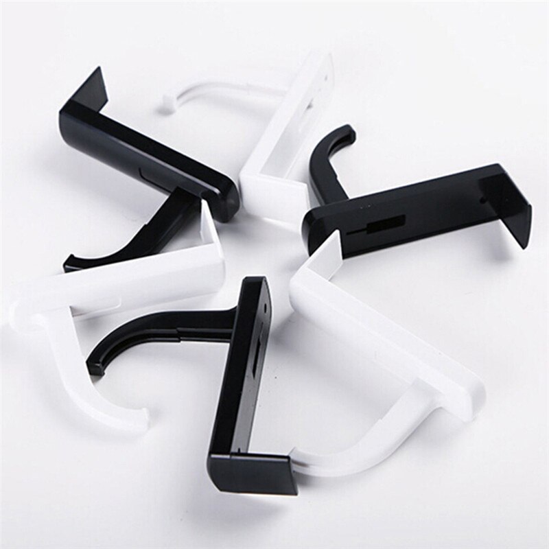 Gancho de parede para fone de ouvido, portátil, universal, cabide, monitor de fone de ouvido, pc, ferramentas úteis, preto/branco