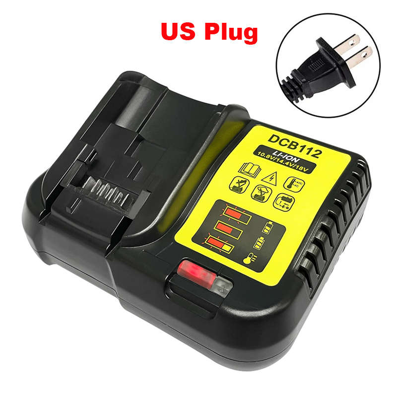 DCB112 for Dewalt Battery Charger Replacement for Dewalt 12V 20V Lithium-Ion Battery DCB205 DCB112 DCB201 DCB200 DCB612 DCB609: Beige