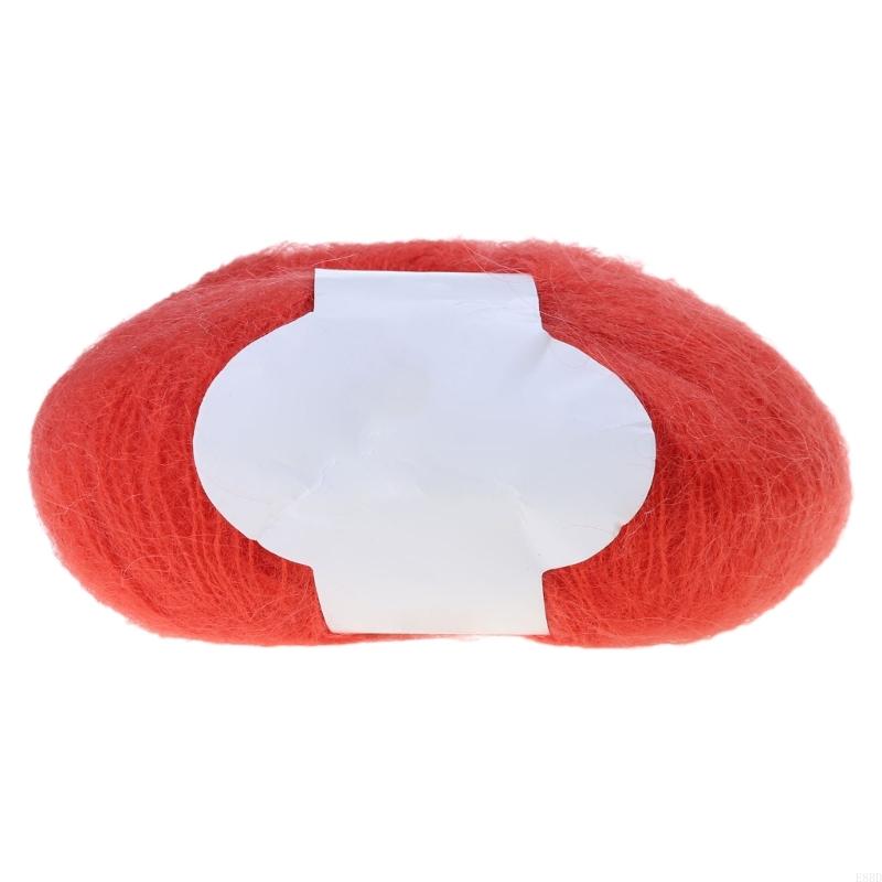 E8BD Mohair Yarn Soft Cashmere Tricoting Wool Yarn Fabrication transformation Artisanat