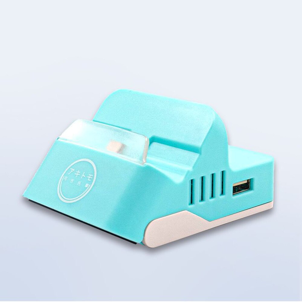 Portable Mini Switch TV Docking Station Charging Stand Replacement for Nintendo Switch Dock Set: animal blue