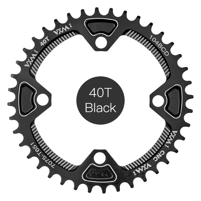 VXM-104BCD Mountainbike Crank Kettingblad Ronde 30 T-52 T Smalle Brede Ketting Wiel Ster Ring MTB licht 104 BCD Fiets Accessoire
