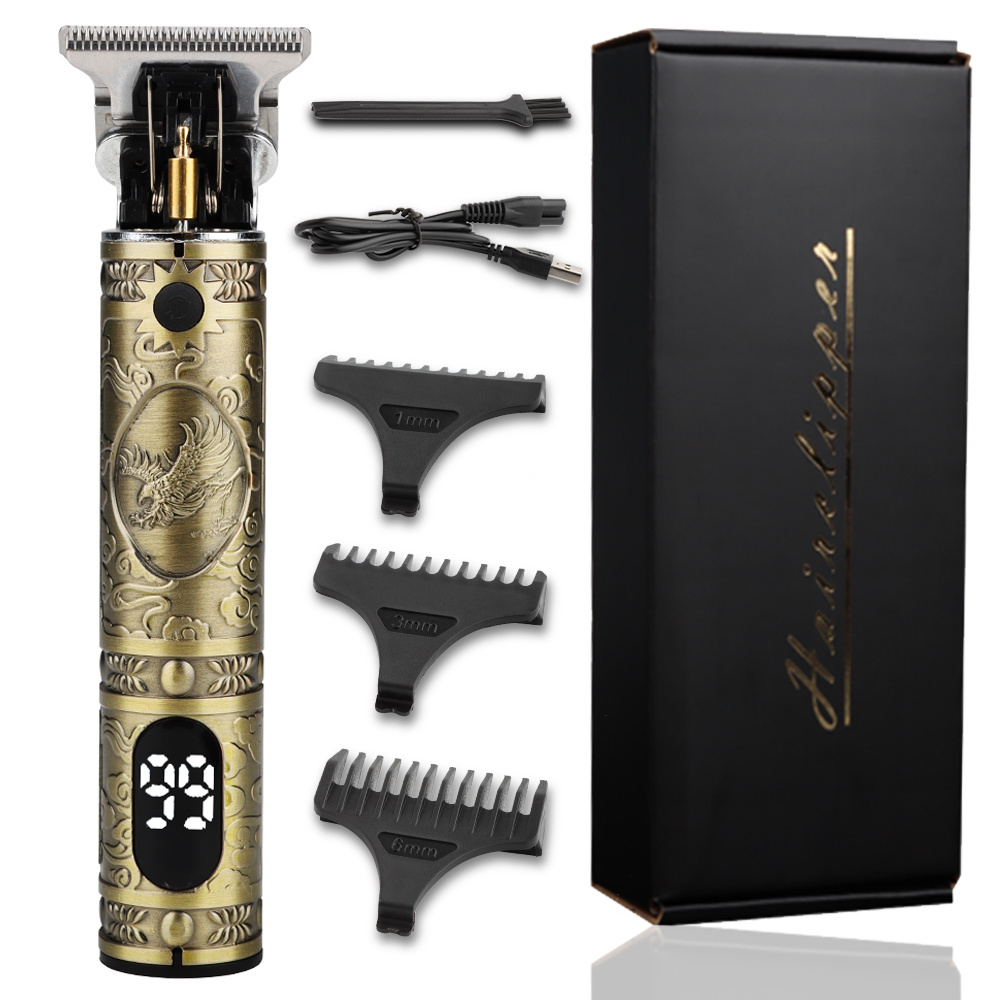 T9 0Mm Professionele Tondeuse Baard Trimmer Elektrische Oplaadbare Mannen Haar Scheerapparaat Baard Kapper Hair Cut Snijden Machine: 3