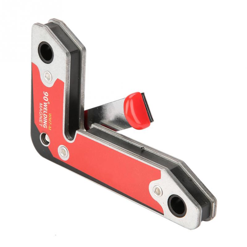 2 uds. Abrazadera de soldadura magnética fijador magnético con mango herramientas de 30/60/90 grados