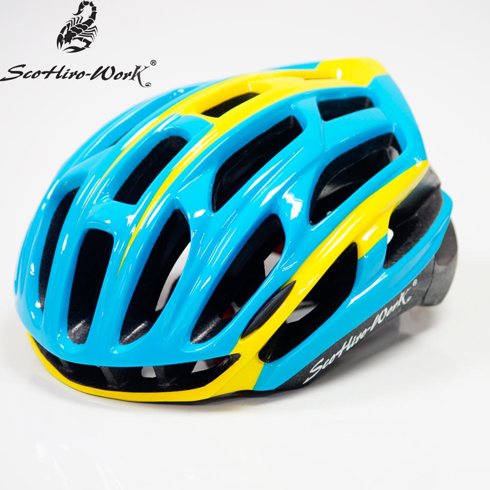 Bicycle Helmet Riding Equipment Helmet Multi-Color Men'S Riding Helmet Integrated-Mold Lightweight Breathable Men Mountain Bike
