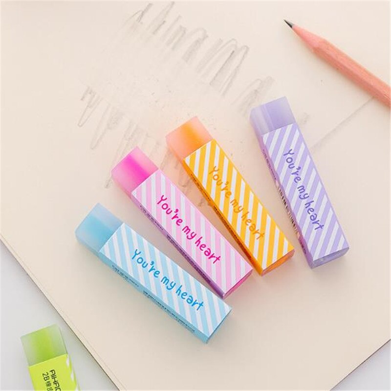 1Pcs Gum Potlood Tekening Gereedschap Schoolbenodigdheden Kids School Items Gummen Voor Kinderen Rubber Leuke Gum Potlood Sa