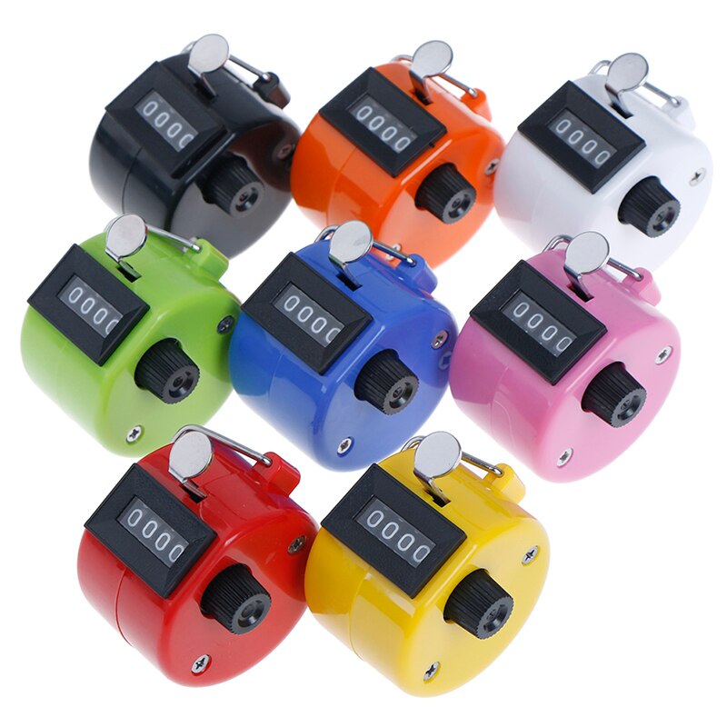 Digital Hand Tally Counter 4 Digit Number Hand Held Tally Counter Manual Counting Golf Clicker Training Counter Tally Clicker