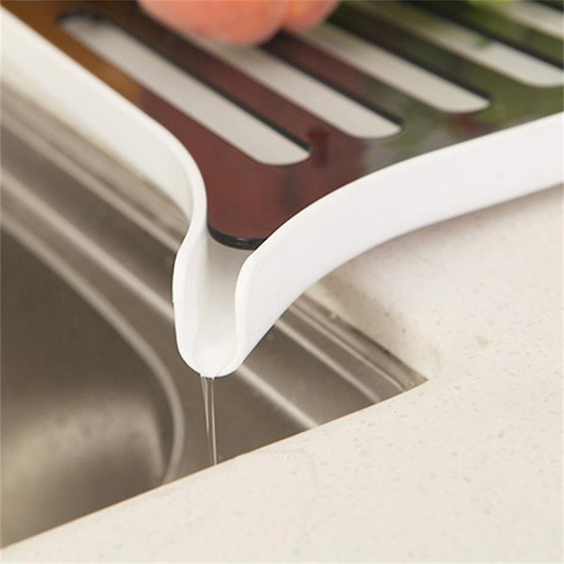 Plastic Dish Drainer Dryer Tray Large Sink Drying Rack Worktop Drain Rack Kitchen Water Filter Tray