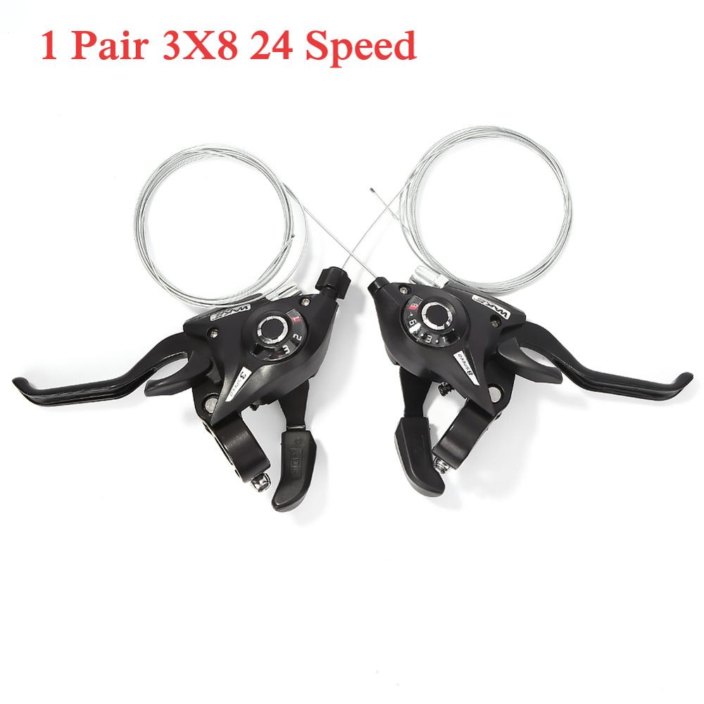 Paire De Leviers De Frein Vélo Route - Aluminium Noir - Remplacement Universel