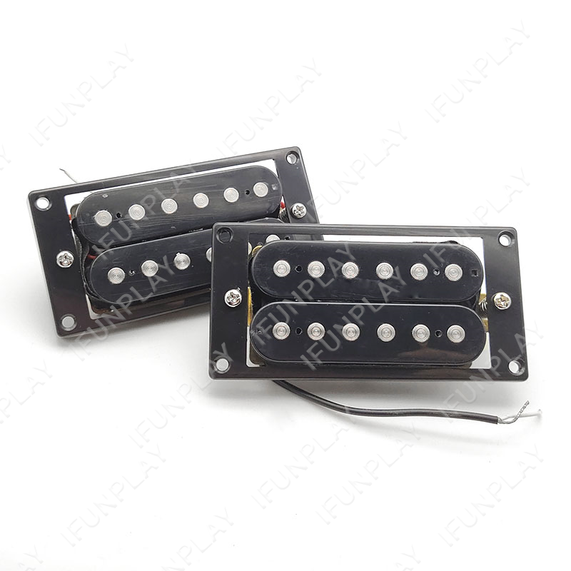 Electric Guitar Pickup Humbucker Double Coil LP Electric Guitar Pickups 50/52mm Neck Bridge Pickup with installing Frame