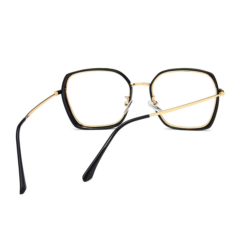 ALOZ MICC-gafas transparentes para mujer, lentes con montura de Metal, óptica, cuadrada, Q755