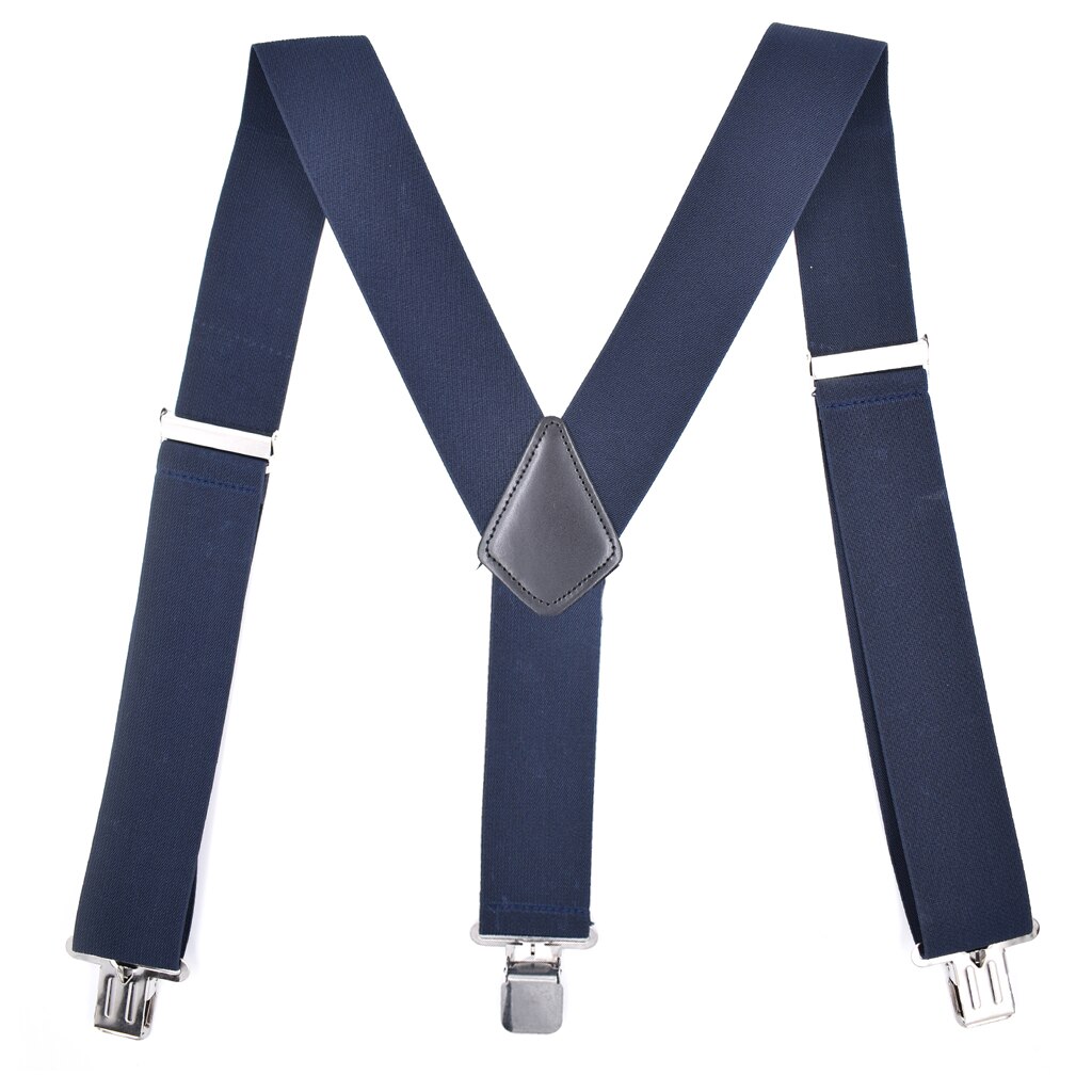 Heavy Duty Suspenders Braces for Men Work Shirt Trousers Pants Suspender Straps Belts Y Back Metal Clips Adjustable Big Tall: B