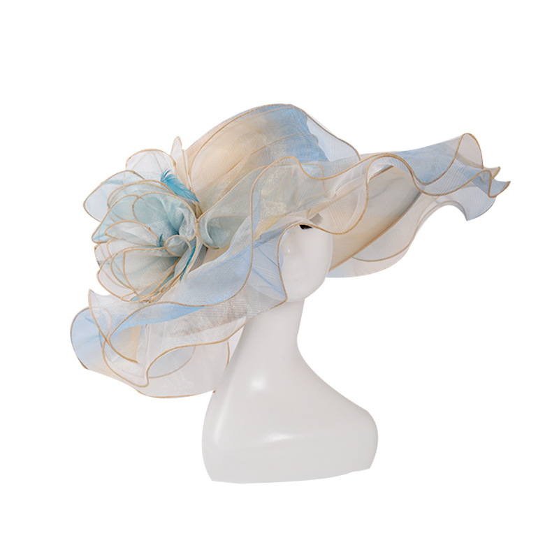 Chapeaux de mariage pour femmes chapeau mariage femme accessoires de mariage fascinators pour mariages chapellerie de mariée chapeau de mariée: Bleu
