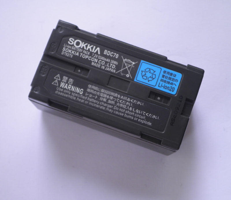 NEUE SOKKIA BDC70 Li-Ion batterie 7,2 V 5240 mAh FÜR Gesamt Bahnhof und GPS