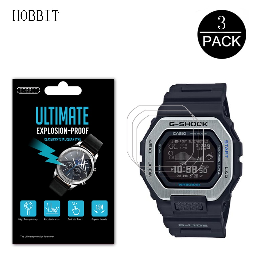 3PCS 5H 0.15mm Nano Explosion-proof Screen Protector For Casio G-Shock GBX-100 GBX100 1PR 2PR 7PR SmartWatch Screen Guard Film