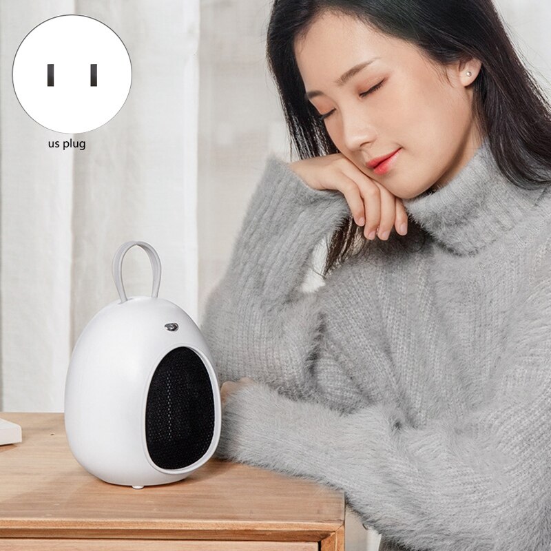 Mini-kachel elektrische kachel draagbare kachel handige kachel voor thuiskantoor ventilatorkachel kachel radiator - met amerikaanse stekker