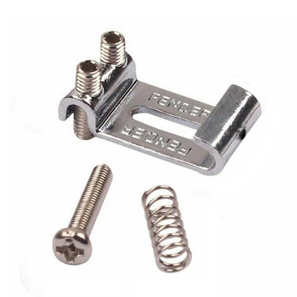 Silletas de puente para guitarra eléctrica rodillos de níquel, Tremolo, silletas de puente para Stratocaster Telecaster, 6 unidades