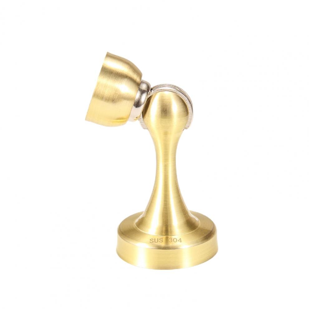 Magnetische Deur Stopt Rvs Deurstopper Verborgen Deur Houders Catch Floor Nail Huis Deurstoppers Deurstopper Hardware: Golden