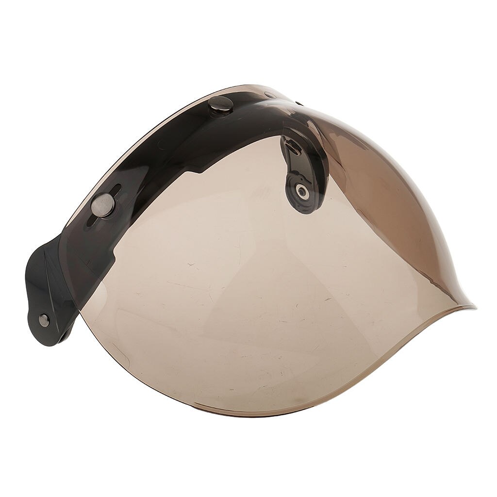 Motorcycle Flip UP Down Helmet Open Face Shield Visor Lens+Base for: Tawny
