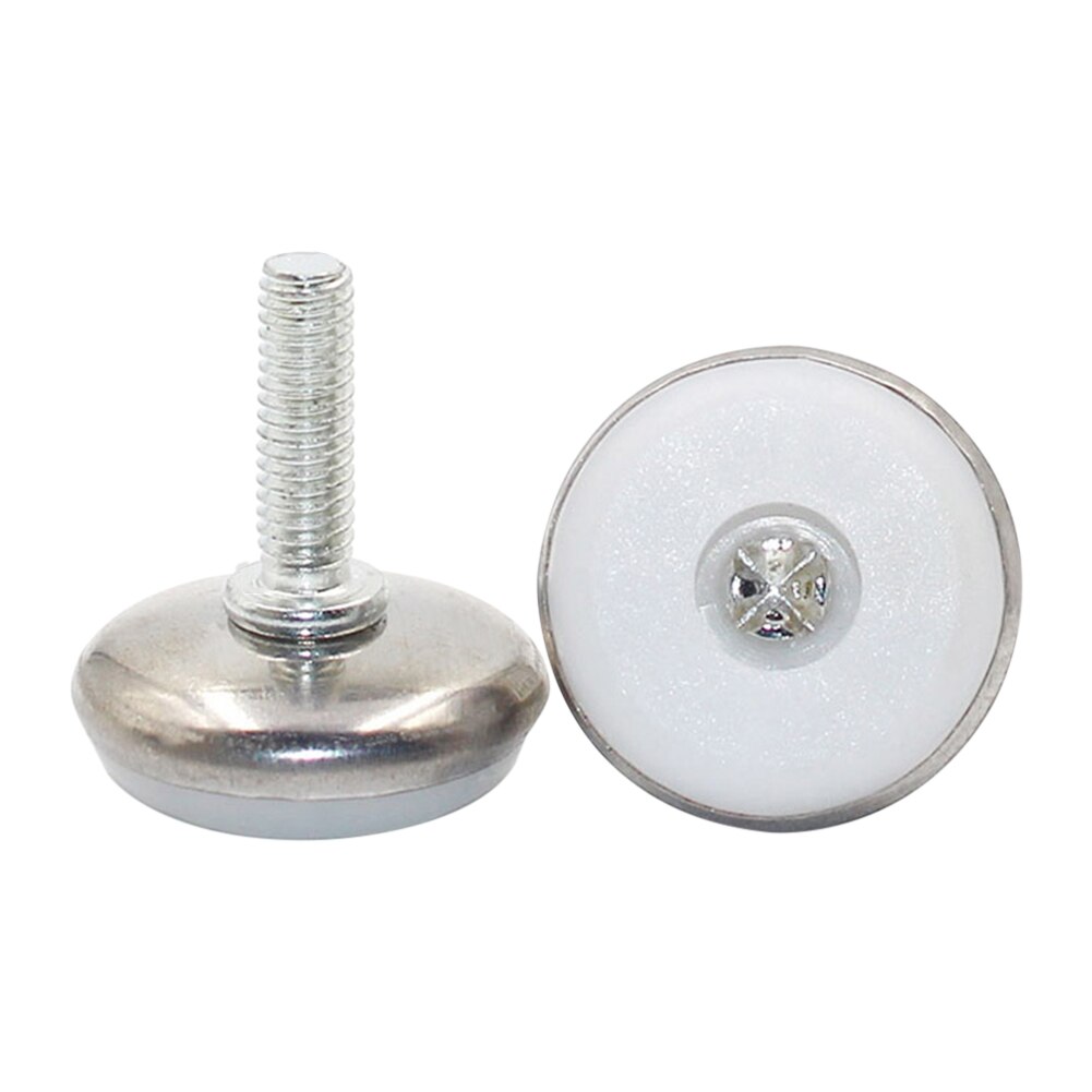 4pcs/pack Shockproof Universal Pad Stainless Steel Hotel Joint Home Non Slip Threaded Easy Install Furniture Base Sofa Bed