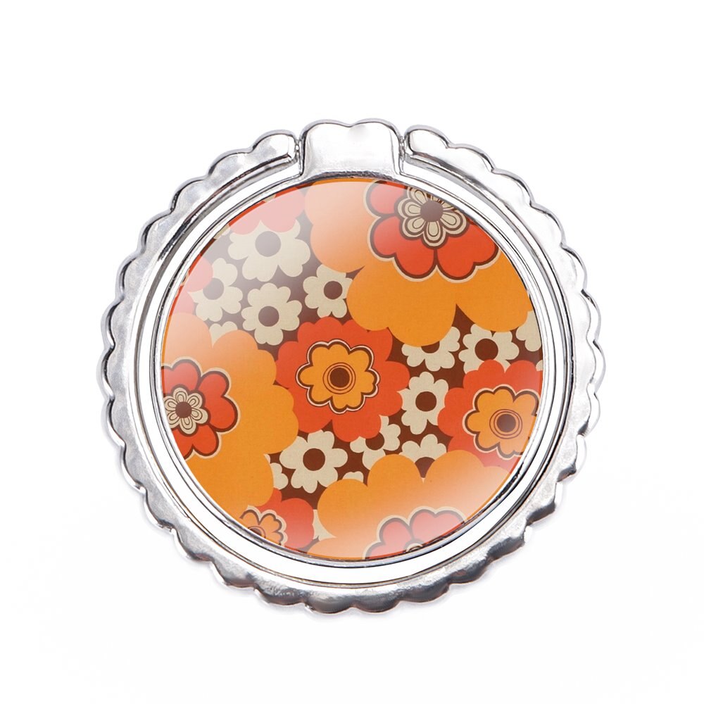 Orla Kiely Art Cell Phone Ring Holder Finger Ring Stand Kickstand Metal Grip Holder: images 10