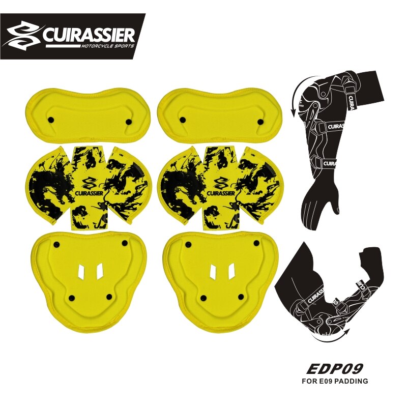 Motocross Padding Cuirassier EDP09 Off-Road Bike Ellebogen Pad Guard... – Grandado