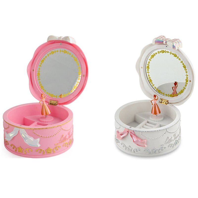 Girls Musical Jewelry Boxes Ballerina Rotating Music Box Gramophone Toys for Children Kids Birthday