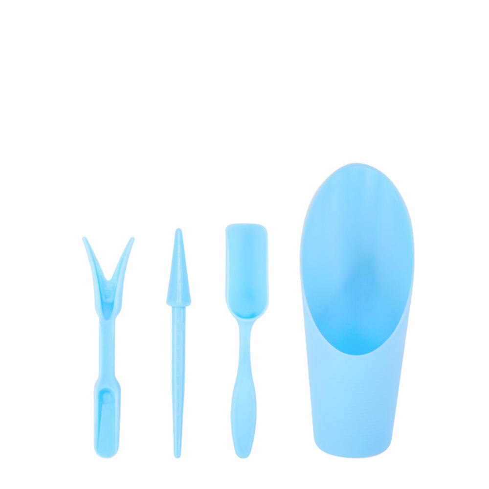 1pc/ sæt plastik jord skovl jord scoop spade til haven potteplante sukkulent planteredskaber hjem have forsyninger tilfældig farve: Blå